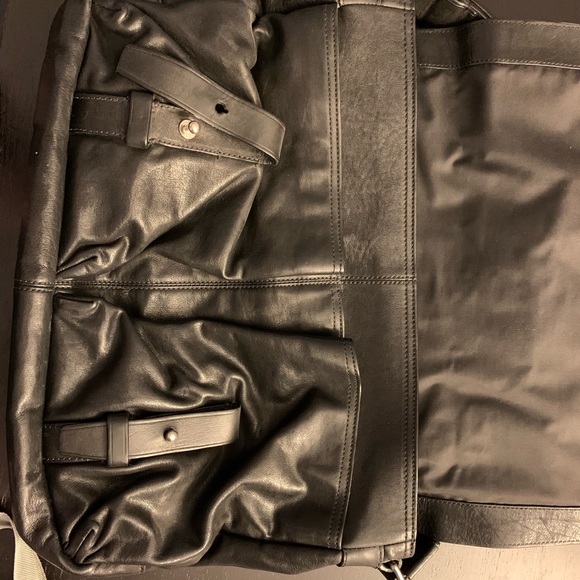 Leather Coach Messenger Work Bag - Picture 3 of 4